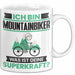 Mountainbiker Tasse Geschenk für Mountainbiker Geburtstag Lustiger Spruch Kaffee-Becher Was Ist Deine Superkraft Weiß Trendation