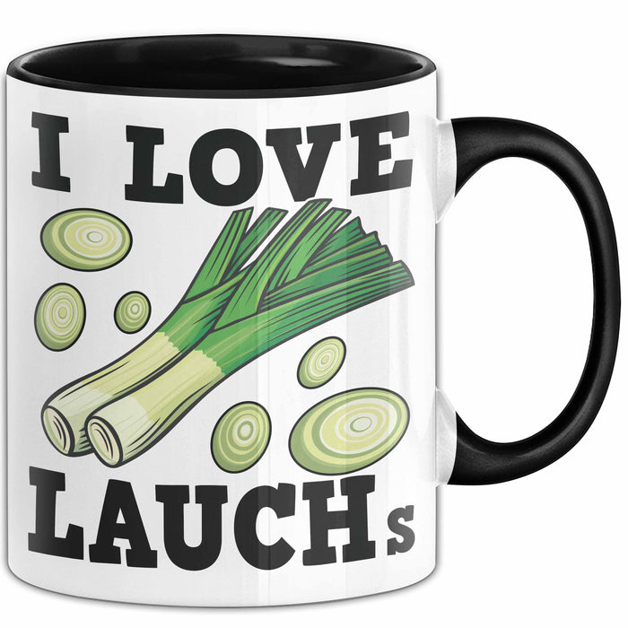 I Love Lauchs Tasse Geschenk Jogger Fitness Fun Spass Trendation
