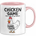 Sarkistisches Huhn Tasse Geschenk Lustige Geschenkidee Spruch Hühnerspiel Schau Nicht Auf Das Huhn Rosa Trendation