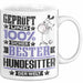 Hundesitter Geschenk Lustiger Spruch für Hundesitter Geschenkidee Bester Hundesitter Der Welt Weiß Trendation