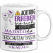 Tierschutzaktivistin Tasse Geschenk Lustiger Spruch Bitte Erheben Sie Sich Seine Majestät Die Tierschutzaktivistin Betritt Den Raum Weiß Trendation