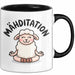 Schaf Tier Bauer Tasse Becher Geschenk Lustige Geschenkidee Spruch Mahditation Trendation