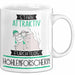Höhlenforscherin Tasse Geschenk Becher Stark Attraktiv Furchtlos Höhlenforscherin Lustige Geschenkidee Weiß Trendation