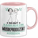 Musikproduzent Geschenk Tasse So Gut Kann Nur Ein Musikproduzent Aussehen Geschenkidee Kaffee-Becher Rosa Trendation