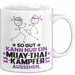 Muay-Thai-Kämpfer Geschenk Tasse So Gut Kann Nur Ein Muay-Thai-Kämpfer Aussehen Geschenkidee Kaffee-Becher Weiß Trendation