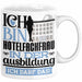 Hotelfachfrau Ausbildung Start Geschenk Tasse Ich Bin Hotelfachfrau In Der Ausbildung Ich Darf Das Kaffee-Becher Geschenkidee Weiß Trendation