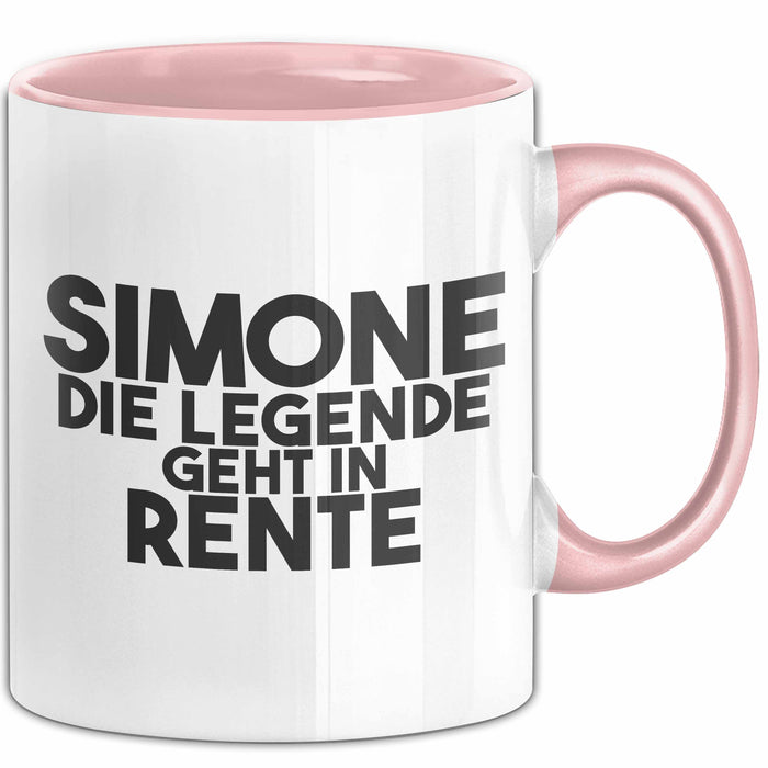 Simone Tasse Simone – Die Legende Geht In Rente Geschenk