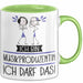 Geschenk für Musikproduzentin Tasse Lustige Geschenkidee Geburtstag Ich Bin Musikproduzentin Ich Darf Das Grün Trendation