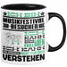 Musikfestival-Besucher Geschenk Tasse Lustige Geschenkdiee für einen Musikfestival-Besucher Geburtstag Ich Bin Musikfestival-Besucher Ich Kann Es Dir Erklären Aber Nicht Für Dich Verstehen Schwarz Trendation