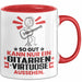 Gitarrenvirtuose Geschenk Tasse So Gut Kann Nur Ein Gitarrenvirtuose Aussehen Geschenkidee Kaffee-Becher Rot Trendation