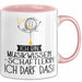 Geschenk für Musikwissenschaftlerin Tasse Lustige Geschenkidee Geburtstag Ich Bin Musikwissenschaftlerin Ich Darf Das Rosa Trendation