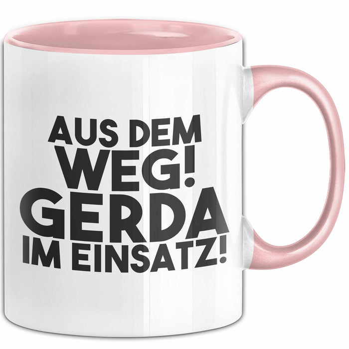 Gerda Tasse Aus Dem Weg! Gerda Im Einsatz! Geschenk