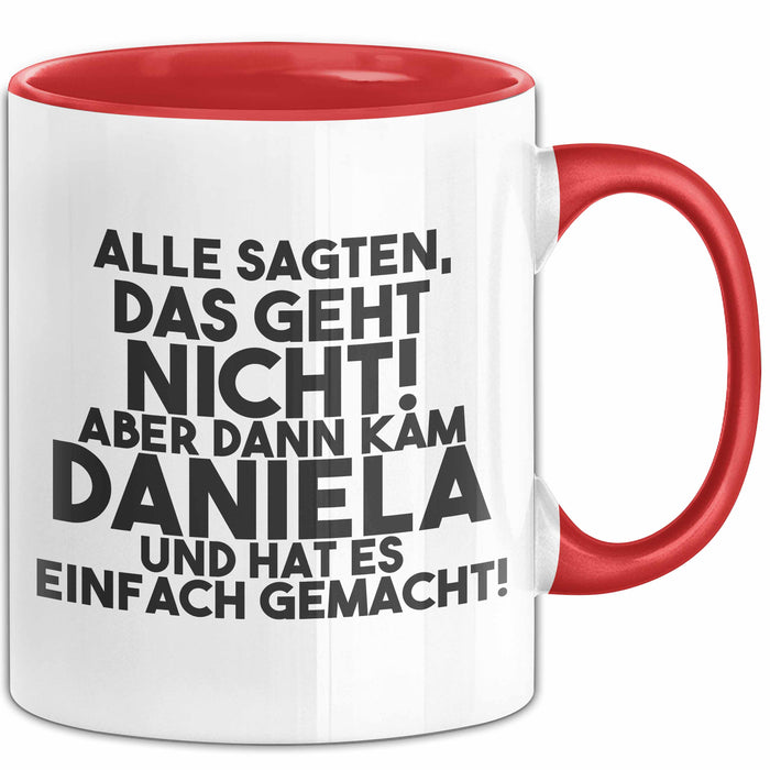 Daniela Tasse Alle Sagten Das Geht Nicht, Aber Dann Kam Daniela Geschenk