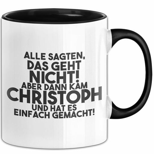 Christoph Tasse Alle Sagten Das Geht Nicht, Aber Dann Kam Christoph Schwarz Trendation