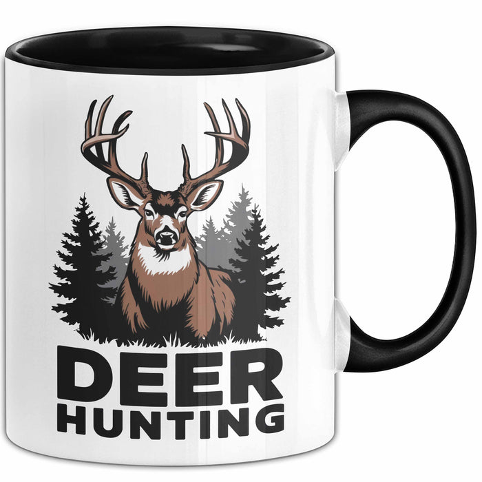 Hirschjäger Jagd Tasse Geschenk für Naturburschen Lustiges Trendation