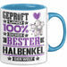 Halbenkel Geschenk Lustiger Spruch für Halbenkel Geschenkidee Bester Halbenkel Der Welt Blau Trendation