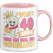 40. Geburtstag Tasse Geschenk Vor 40 Jahren War Ich Mal Die Schnellste Geschenkidee Frauen Mutter Oma Rosa Trendation