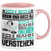Drum-and-Bass-DJ Geschenk Tasse Lustige Geschenkdiee für einen Drum-and-Bass-DJ Geburtstag Ich Bin Drum-and-Bass-DJ Ich Kann Es Dir Erklären Aber Nicht Für Dich Verstehen Rosa Trendation