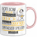 Synthesizer-Spielerin Geschenk Becher Tasse Gott Schuf Alle Menschen Gleich Nur Die Besten Durfeten Synthesizer-Spielerin Werden Geschenkidee Lustig Rosa Trendation