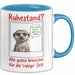 Rentner Pensionär Sarkasmus Tasse Geschenk Lustige Geschenkidee Spruch Ruhestand Blau Trendation