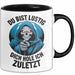Sensenmann Tasse Geschenk Lustige Geschenkidee Spruch Du Bist Lustig Dich Hole Ich Zuletzt Schwarz Trendation