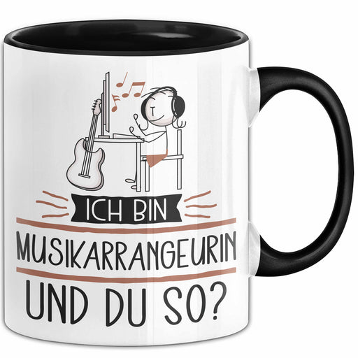 Musikarrangeurin Tasse Geschenk Ich Bin Musikarrangeurin Und Du So Geschenkidee Lustiger Spruch Becher Trendation