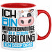 Milchtechnologe Ausbildung Tasse Geschenk Ich Bin Milchtechnologe In Der Ausbildung Ich Darf Das Geschenkidee Spruch Rot Trendation