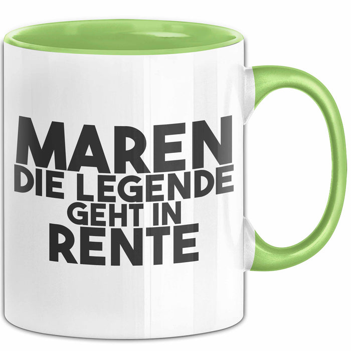 Maren Tasse Maren – Die Legende Geht In Rente Geschenk