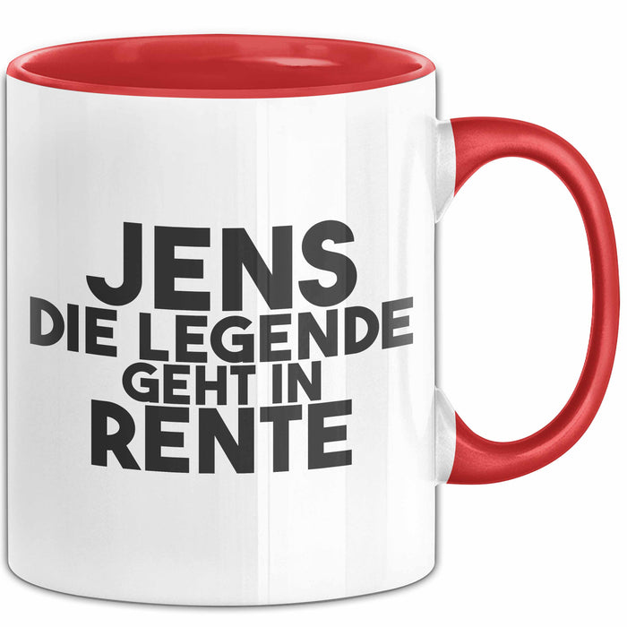 Jens Tasse Jens – Die Legende Geht In Rente Geschenk
