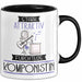Komponistin Tasse Geschenk Becher Stark Attraktiv Furchtlos Komponistin Lustige Geschenkidee Trendation
