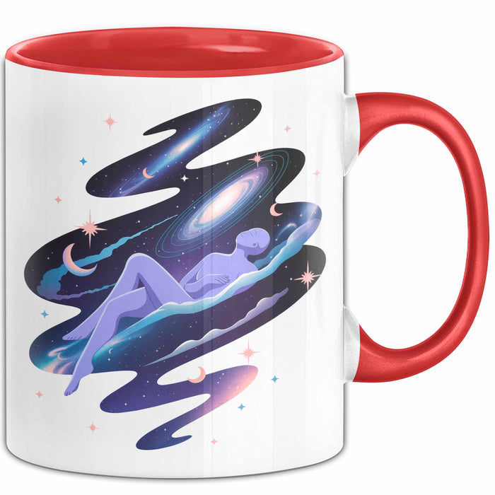 Klarträumer Tasse Geschenkidee für Traum Entdecker Rot Trendation