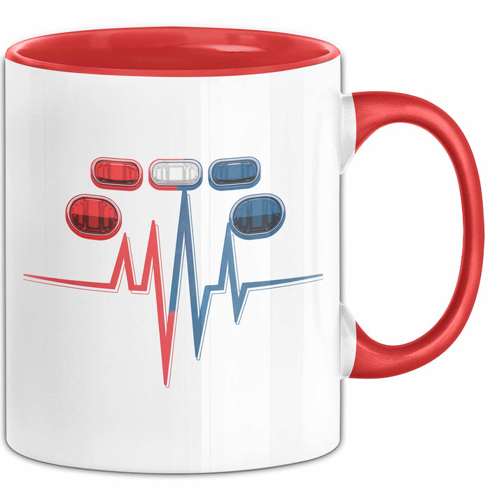 Sanitäter Tasse Geschenkidee Notfallmediziner Geschenkidee Lustig Rot Trendation