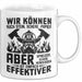 Feuerwehrmann Tasse Geschenk Wir Können Auch Stein Schere Papier Aber Spreizer Ist Effektiver Feuerwehr Geschenkidee Weiß Trendation