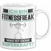Fitnessfreak Tasse Geschenk für Fitnessfreak Geburtstag Lustiger Spruch Kaffee-Becher Was Ist Deine Superkraft Weiß Trendation