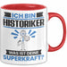 Historiker Tasse Geschenk für Historiker Geburtstag Lustiger Spruch Kaffee-Becher Was Ist Deine Superkraft Rot Trendation
