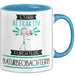 Naturbeobachterin Tasse Geschenk Becher Stark Attraktiv Furchtlos Naturbeobachterin Lustige Geschenkidee Blau Trendation