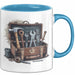 Handwerker Tasse Geschenkidee für Reparaturexperten Blau Trendation