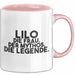 Lilo Tasse Lilo – Die Frau. Der Mythos. Die Legende. Geschenk Rosa Trendation