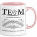 Bürokollege Tasse Geschenkidee Team Definition Kollege Rosa Trendation