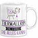 Tiermalerin Geschenk Tasse Becher Die Frau Die Allen Kann Geschenkidee für eine Tiermalerin Lustig Weiß Trendation