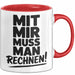 Mathe Mathematik Physik Lehrer Tasse Geschenk Lustige Geschenkidee Spruch Mit Mir Muss Man Rechnen Rot Trendation