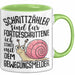 Schnecken-Liebhaber Tasse Geschenk Schrittzähler Sind Für Fortgeschrittene Ich Starte Mit Dem Bewegungsmelder Grün Trendation
