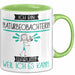 Naturbeobachterin Tasse Geschenk Ich Bin Naturbeobachterin Warum Weil Ich Es Kann Geschenkidee Geburtstag Grün Trendation