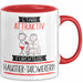 Haustier-Tätowiererin Tasse Geschenk Becher Stark Attraktiv Furchtlos Haustier-Tätowiererin Lustige Geschenkidee Rot Trendation