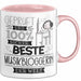 Beste Musikbloggerin Der Welt Tasse Geschenk für Eine Musikbloggerin Geprüft Und Sicher Geschenkidee Geburtstag Weihnachten Rosa Trendation