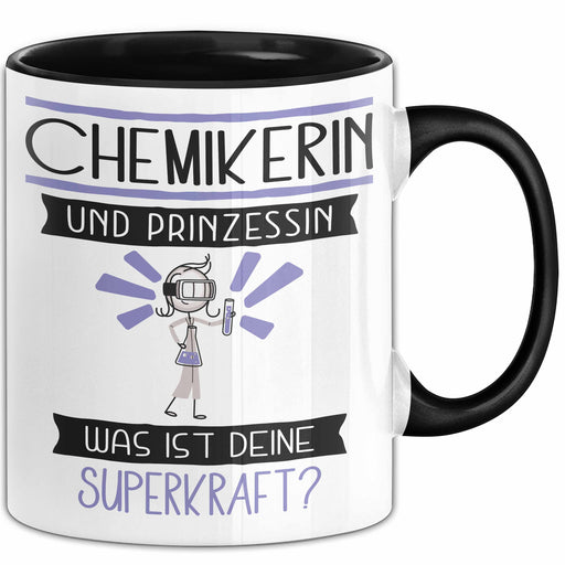 Chemikerin Und Prinzessin Tasse Geschenk Für Eine Chemikerin Geburtstag Was Ist Deine Superkraft Trendation