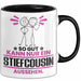 Stiefcousin Geschenk Tasse So Gut Kann Nur Ein Stiefcousin Aussehen Geschenkidee Kaffee-Becher Schwarz Trendation