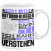 Outdoor-Blogger Geschenk Kaffee-Tasse Geschenkidee für Outdoor-Blogger Ich Bin Outdoor-Blogger Ich Kann Es Dir Erklären Jedoch Nicht Für Dich Verstehen Spruch Lustig Weiß Trendation