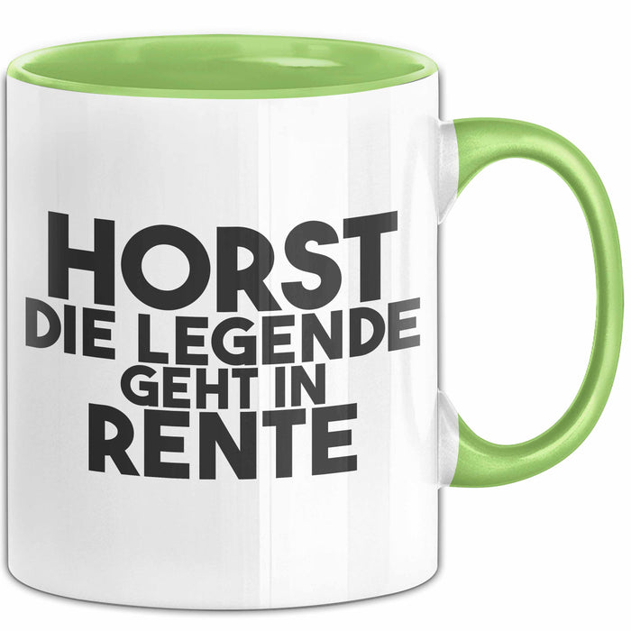 Horst Tasse Horst – Die Legende Geht In Rente Geschenk