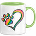 Hund Tierliebhaber Tasse Geschenk Lustige Geschenkidee Spruch Grün Trendation